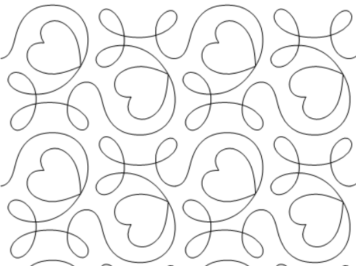 Ginger Heart quilting pattern