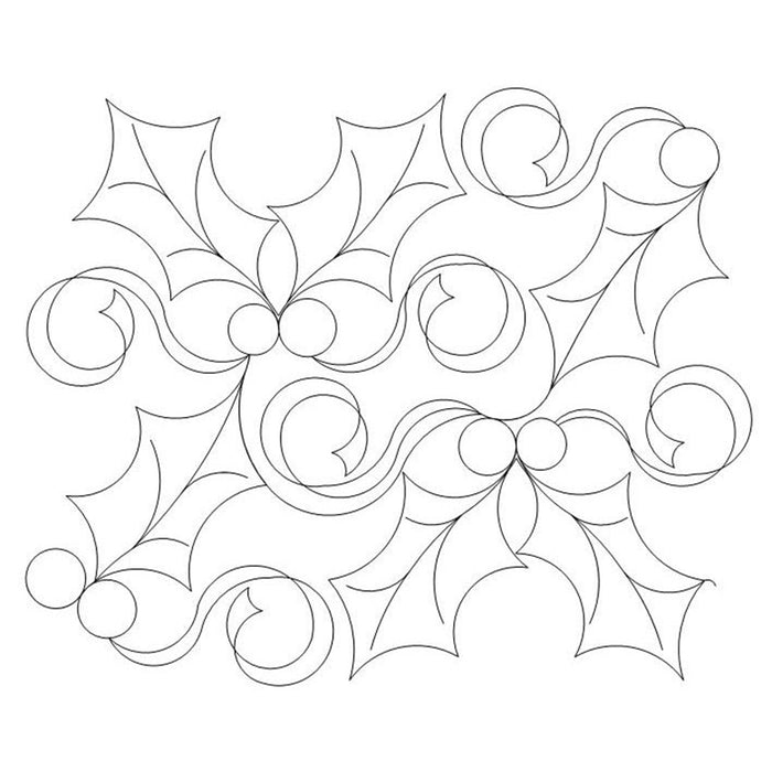 Holly quilting pattern