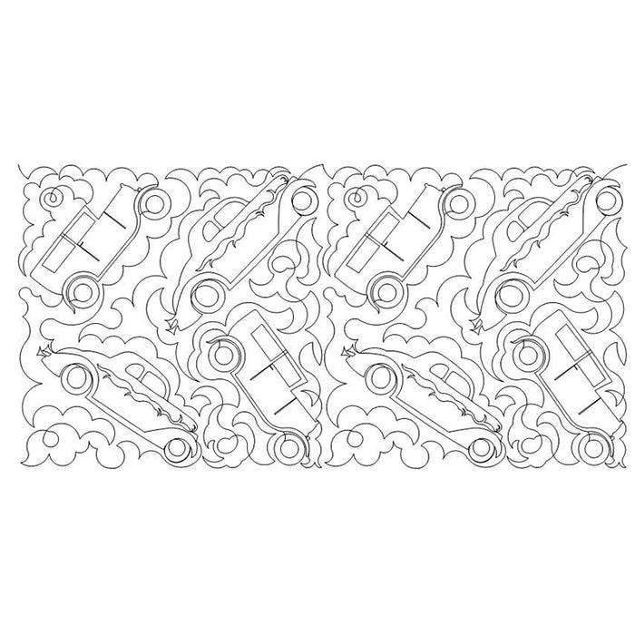 Hotrods quilting pattern