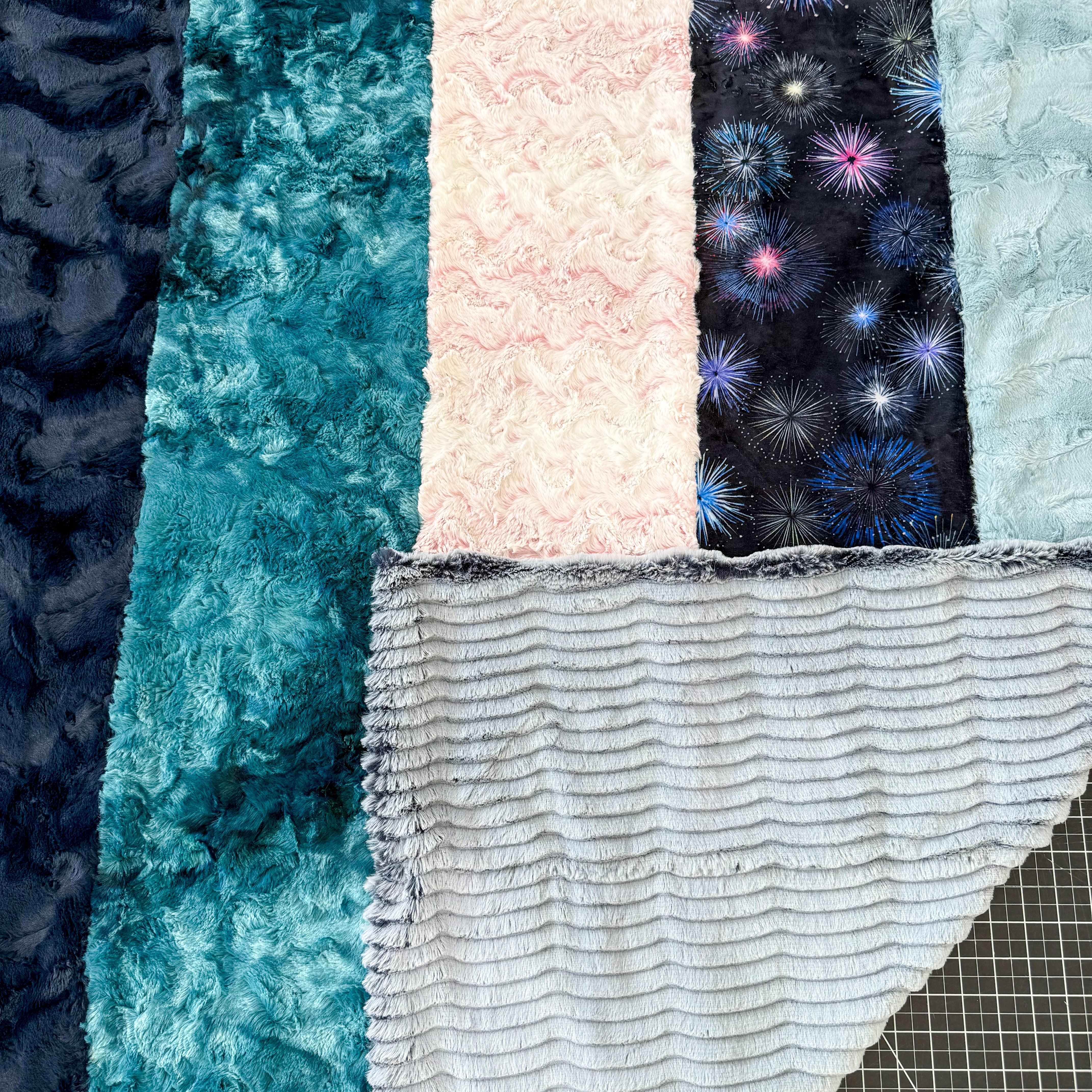 Monthly Bundle 5 Pack of 10" x 60" Luxe Cuddle Strips (July26) - Shannon Fabrics