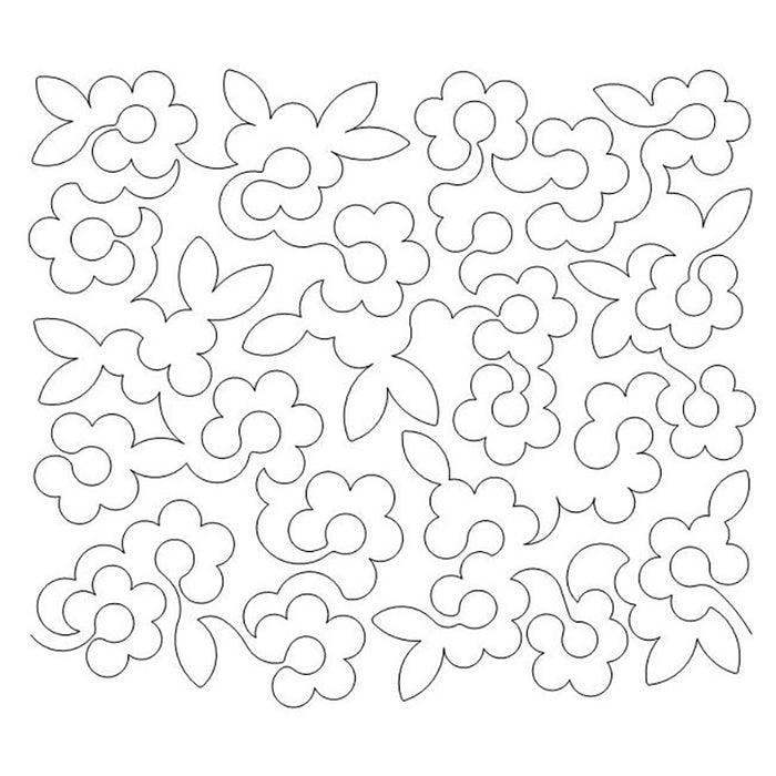 Little Flowers quilting pattern