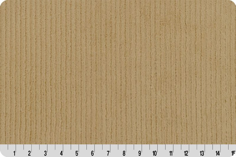 Shannon Fabrics Luxe Cuddle Chenille camel Minky Fabric