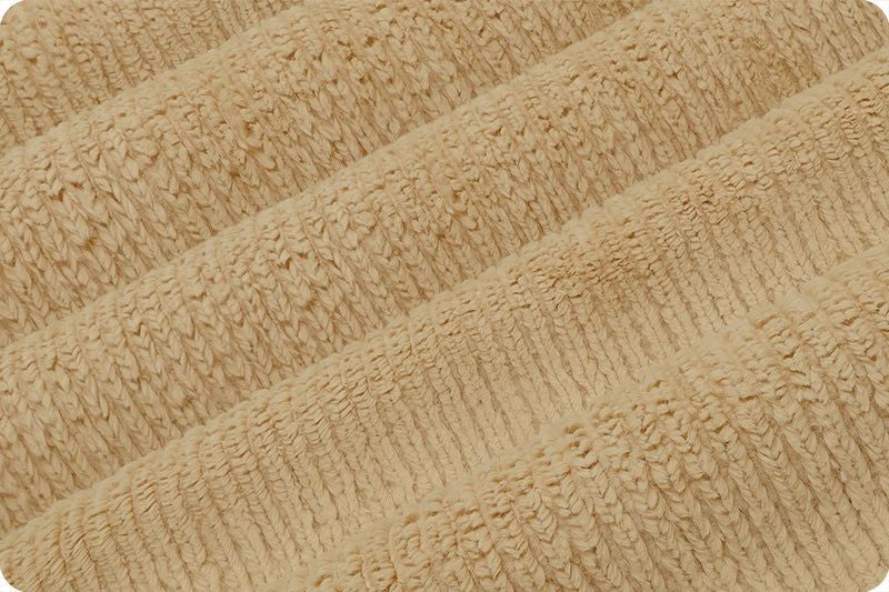Shannon Fabrics Luxe Cuddle Chenille camel Minky Fabric