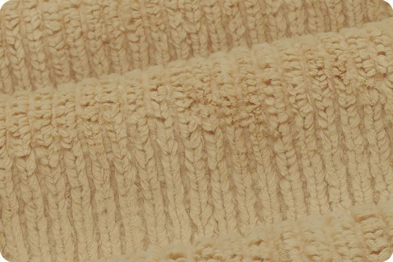 Shannon Fabrics Luxe Cuddle Chenille camel Minky Fabric