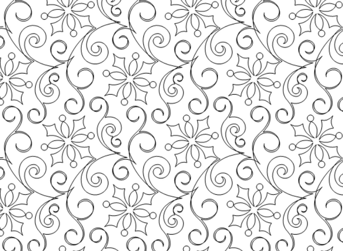 Let It Snow quilting pattern