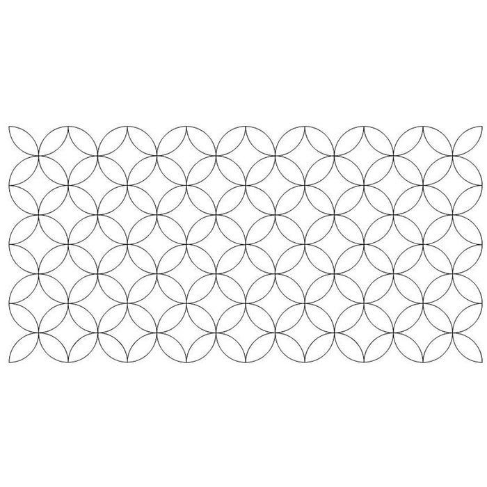 Orange Peel quilting pattern
