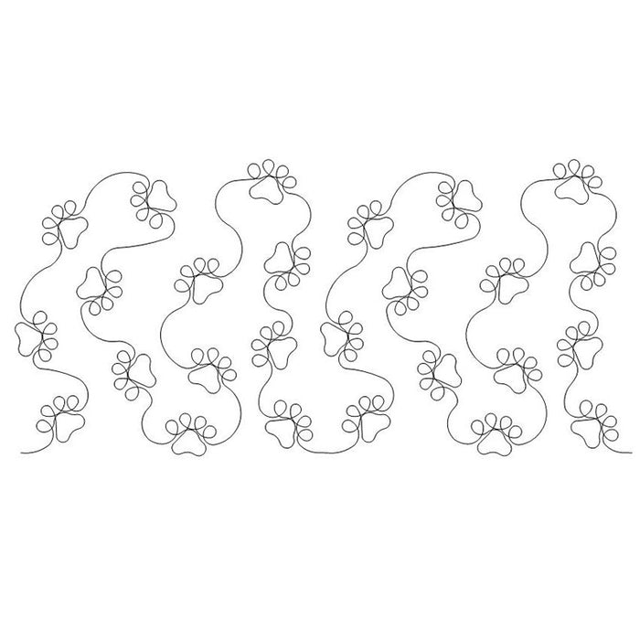 Paws quilting pattern