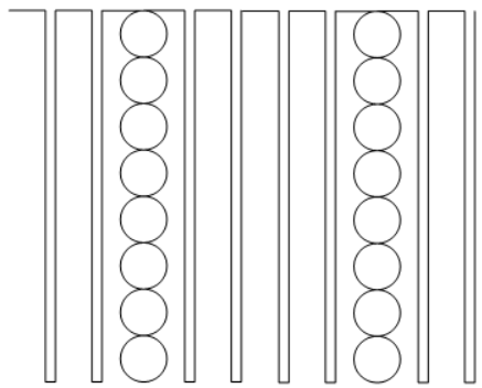 Piano Key Line and Pearl Brdr quilting pattern