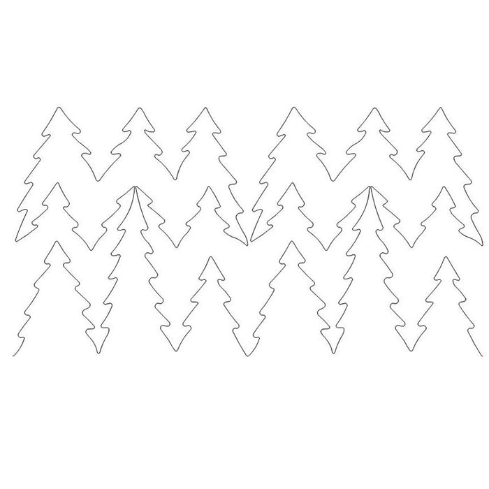 Pine Forest quilting pattern