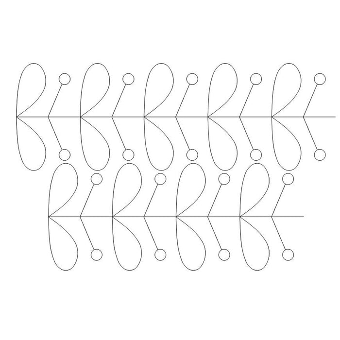 Pyrex Stems quilting pattern