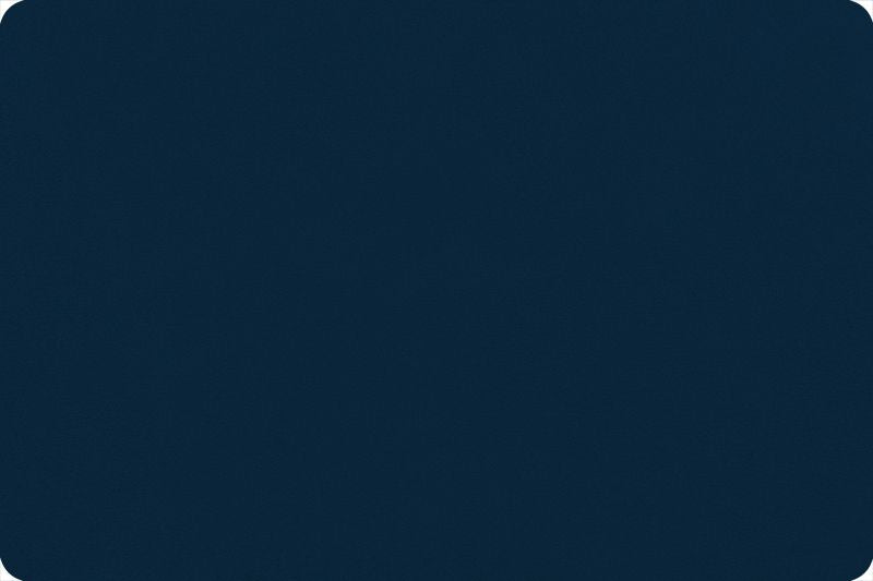 Shannon Fabrics Quilting Cuddle Solid Dark Sea 1.5mm 45" Wide Minky Fabric