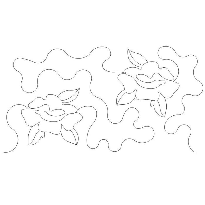 Rose Meander quilting pattern