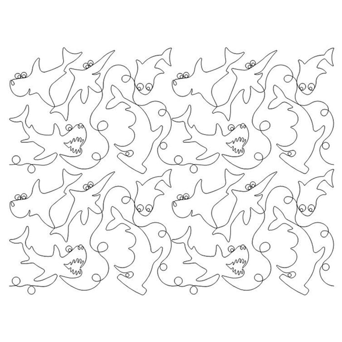 Shark Bite quilting pattern