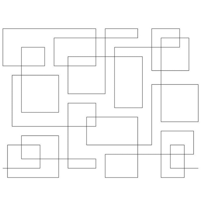 Square Dance quilting pattern