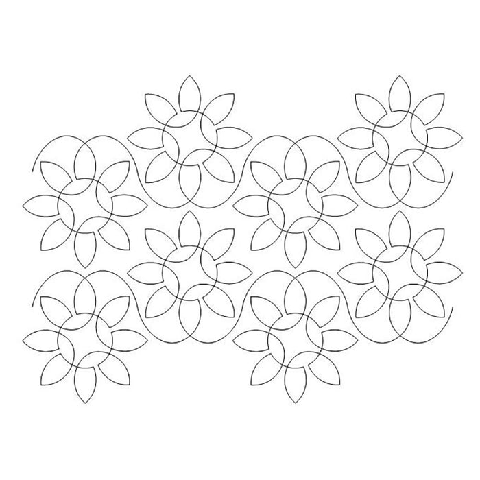 Sunflower quilting pattern
