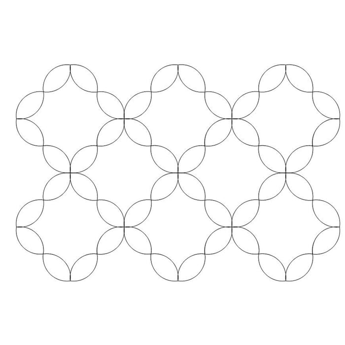 Sweet Orange Peel quilting pattern