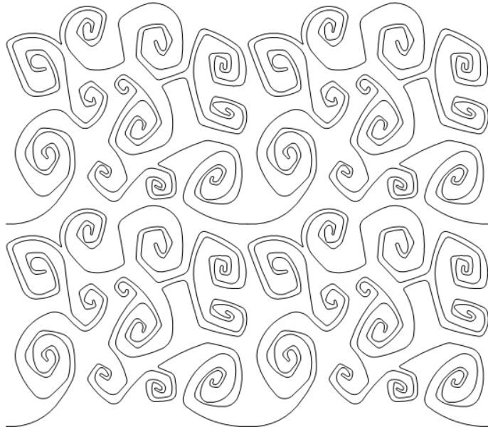 Tuiti Fruiti quilting pattern