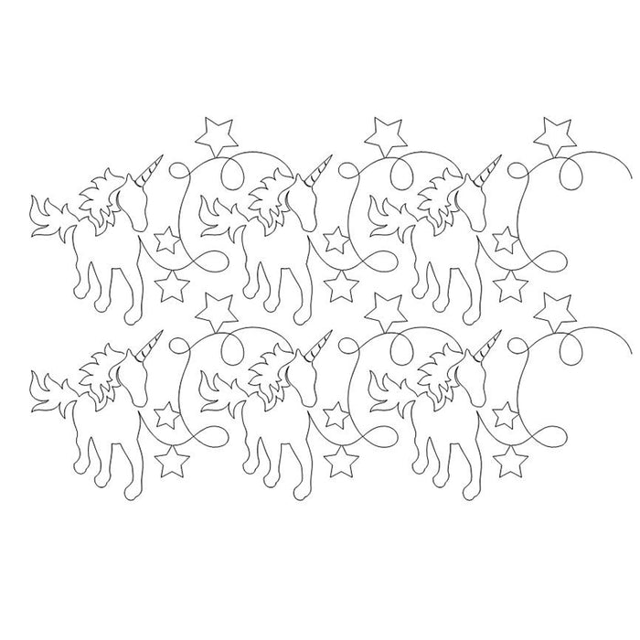 Unicorns and Glitter quilting pattern