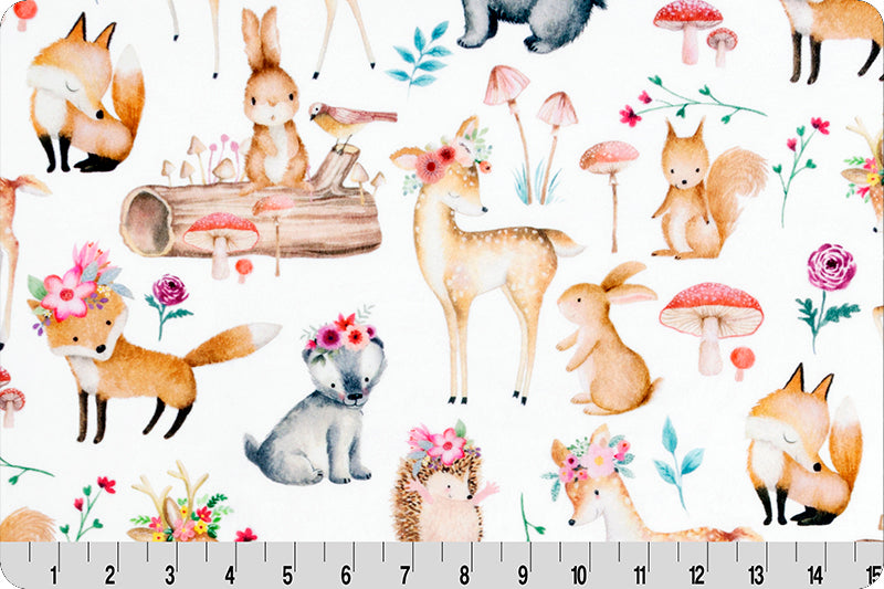 Shannon Fabrics Print Cuddle 3 Minky Fabric REMNANTS