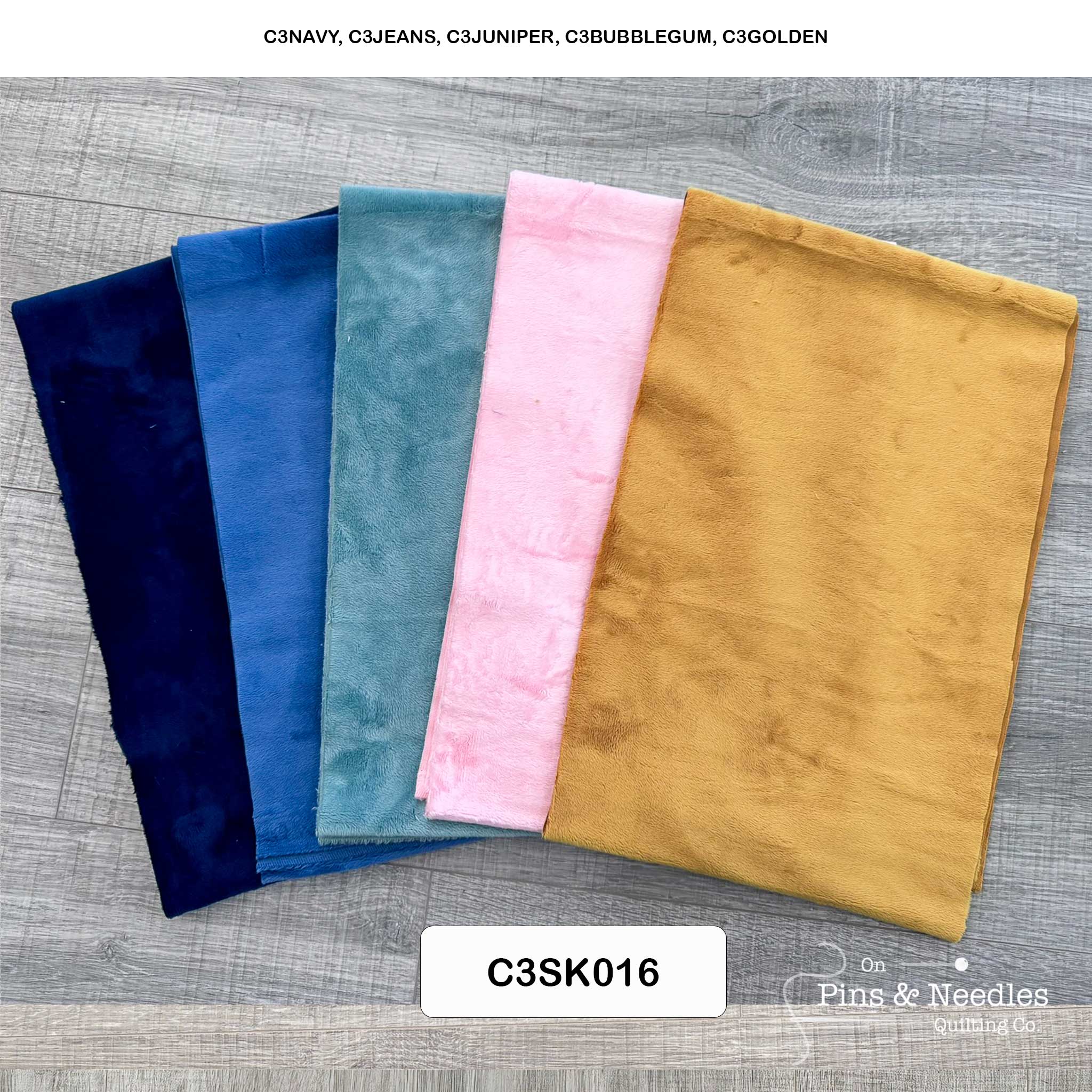 Limited Bundles 5 Pack of 10" x 60" Cuddle Strips - Shannon Fabrics - On Pins & Needles Quilting Co.