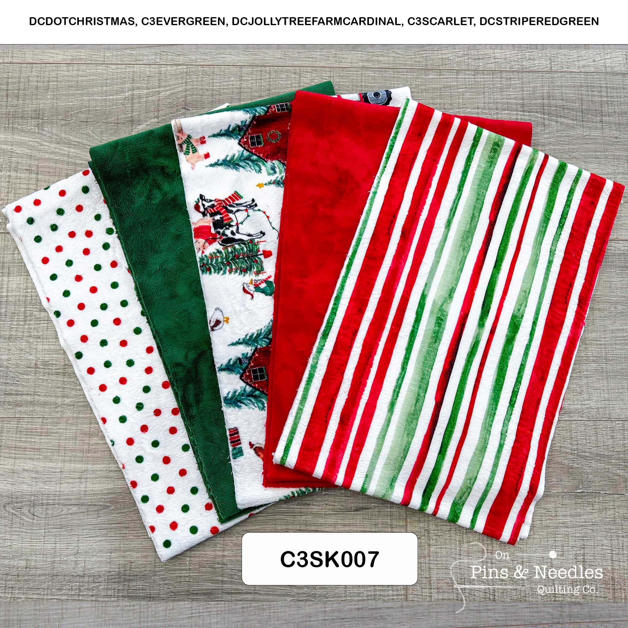 Limited Bundles 5 Pack of 10" x 60" Cuddle Strips - Shannon Fabrics - On Pins & Needles Quilting Co.