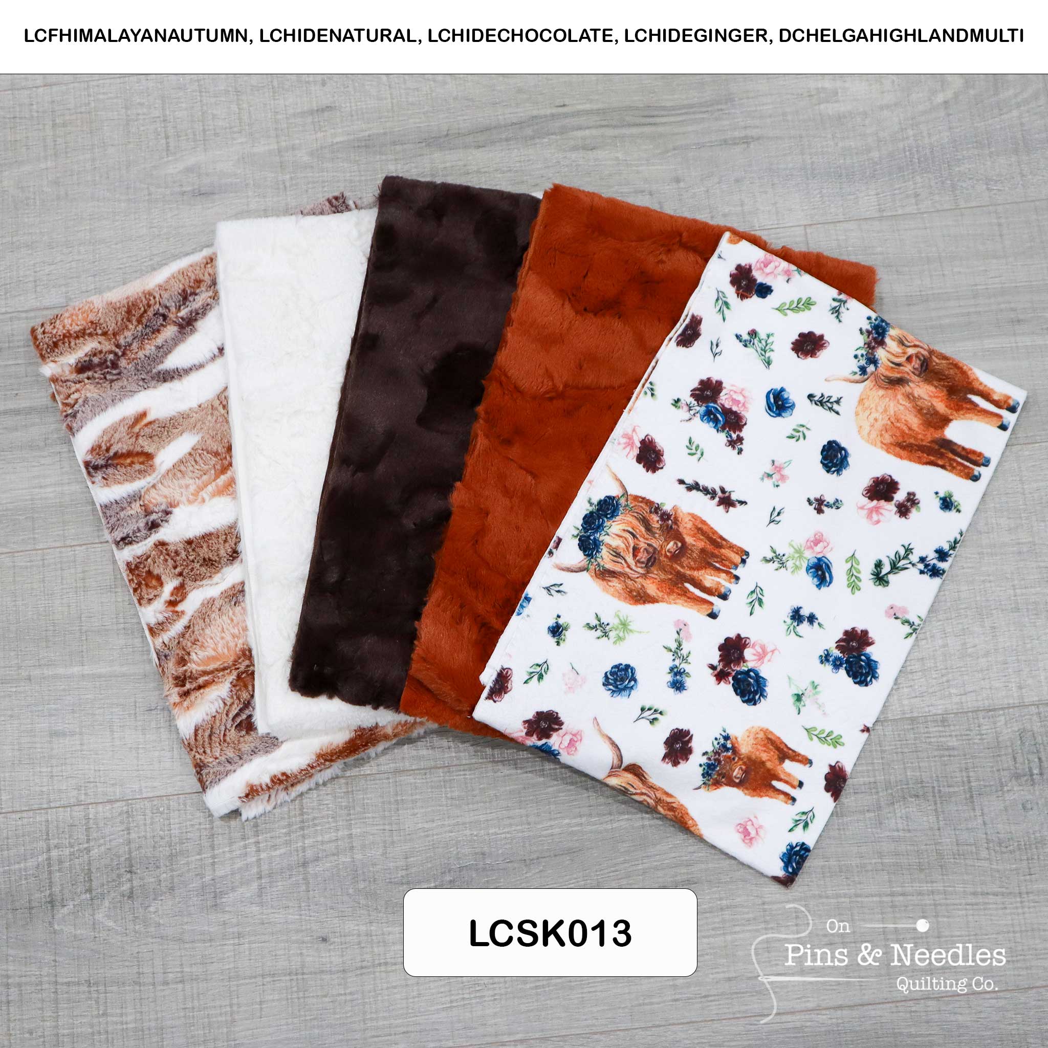 Limited Bundles 5 Pack of 10" x 60" Luxe Cuddle Strips - Shannon Fabrics - On Pins & Needles Quilting Co.