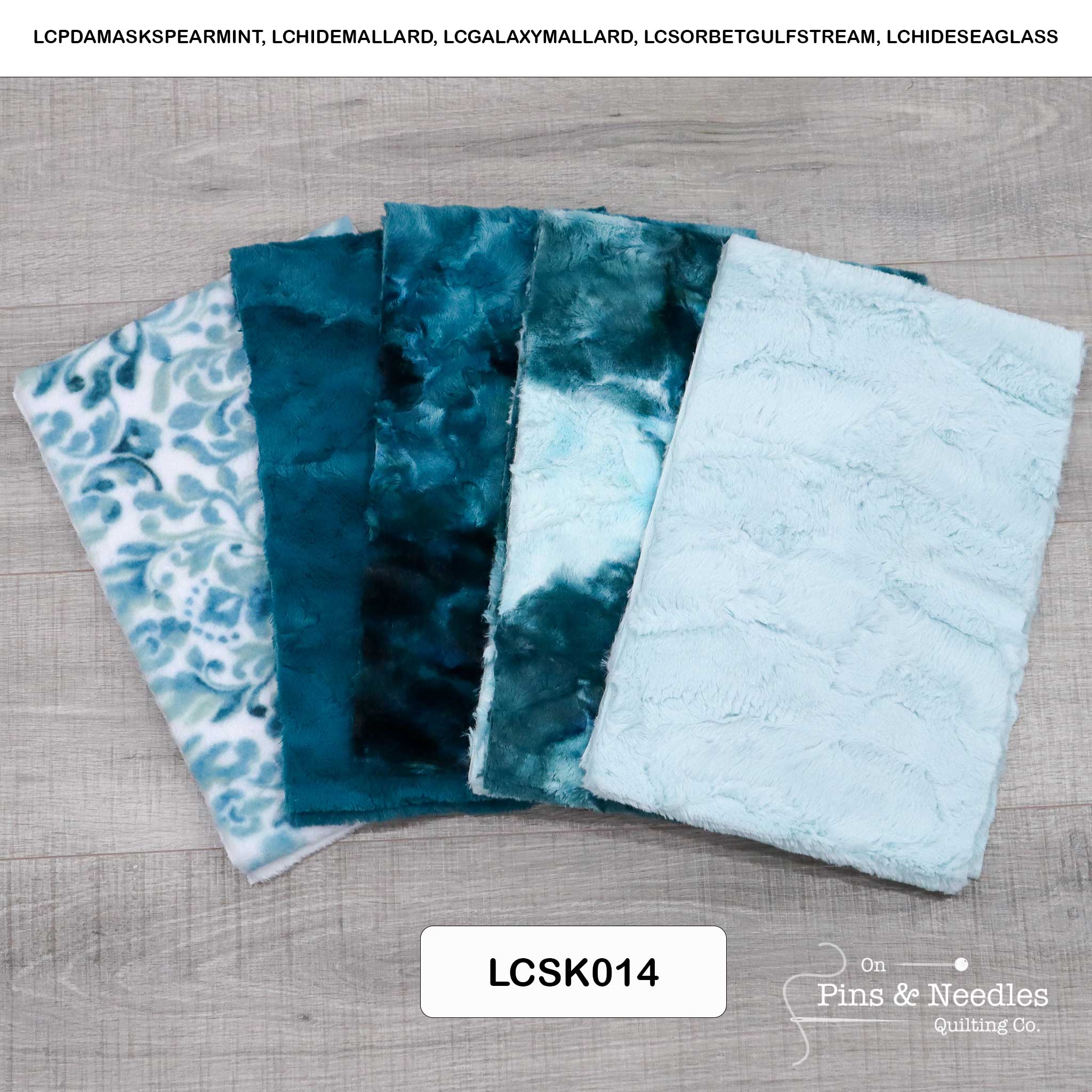 Limited Bundles 5 Pack of 10" x 60" Luxe Cuddle Strips - Shannon Fabrics - On Pins & Needles Quilting Co.