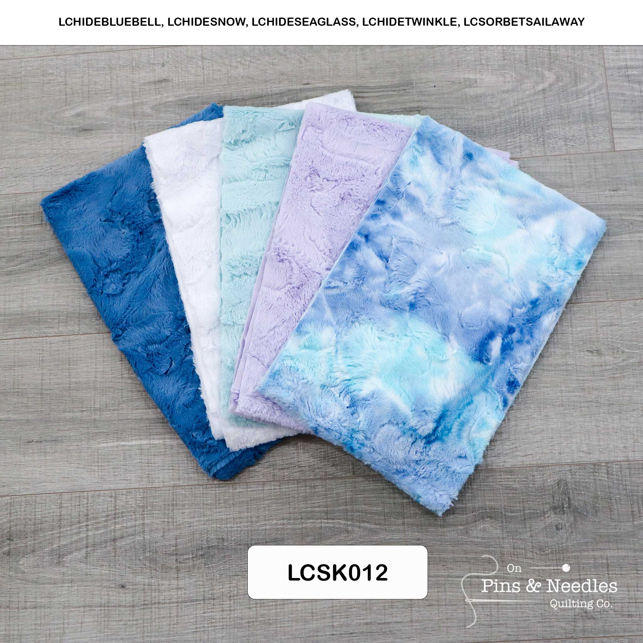 Limited Bundles 5 Pack of 10" x 60" Luxe Cuddle Strips - Shannon Fabrics - On Pins & Needles Quilting Co.