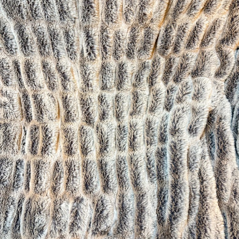 Minky Cuddle Blanket Luxe Iced Milan Chocolate/Almond - On Pins & Needles Quilting Co.