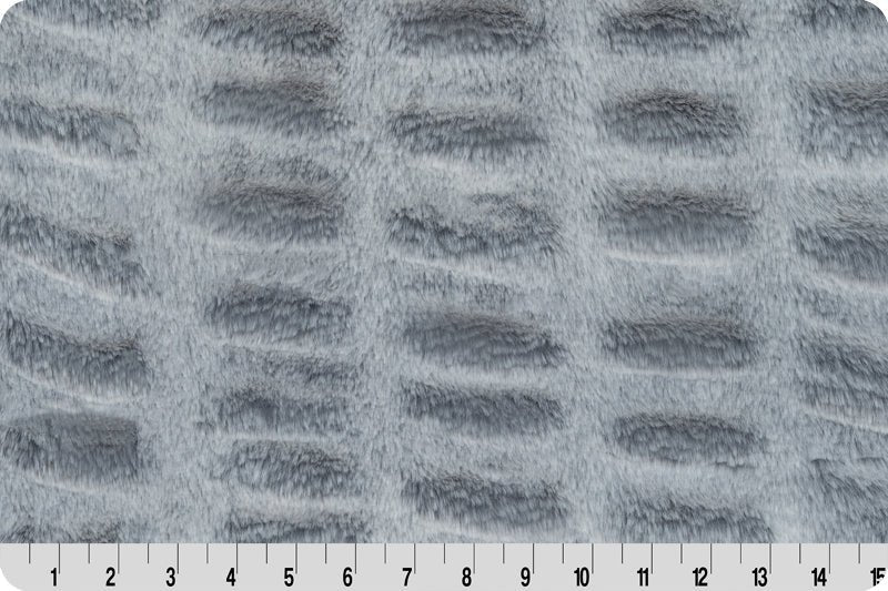 Minky Cuddle Blanket Luxe Iced Milan Silver Pine - On Pins & Needles Quilting Co.