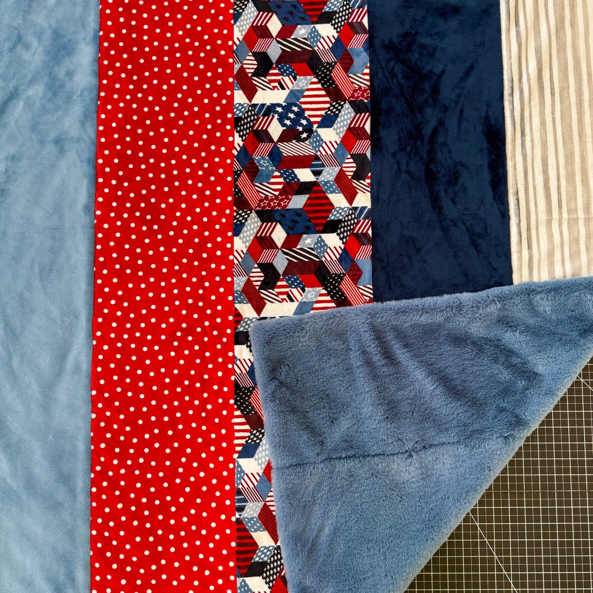 Monthly Bundle 5 Pack of 10" x 60" Cuddle Strips (July26) - Shannon Fabrics - On Pins & Needles Quilting Co.