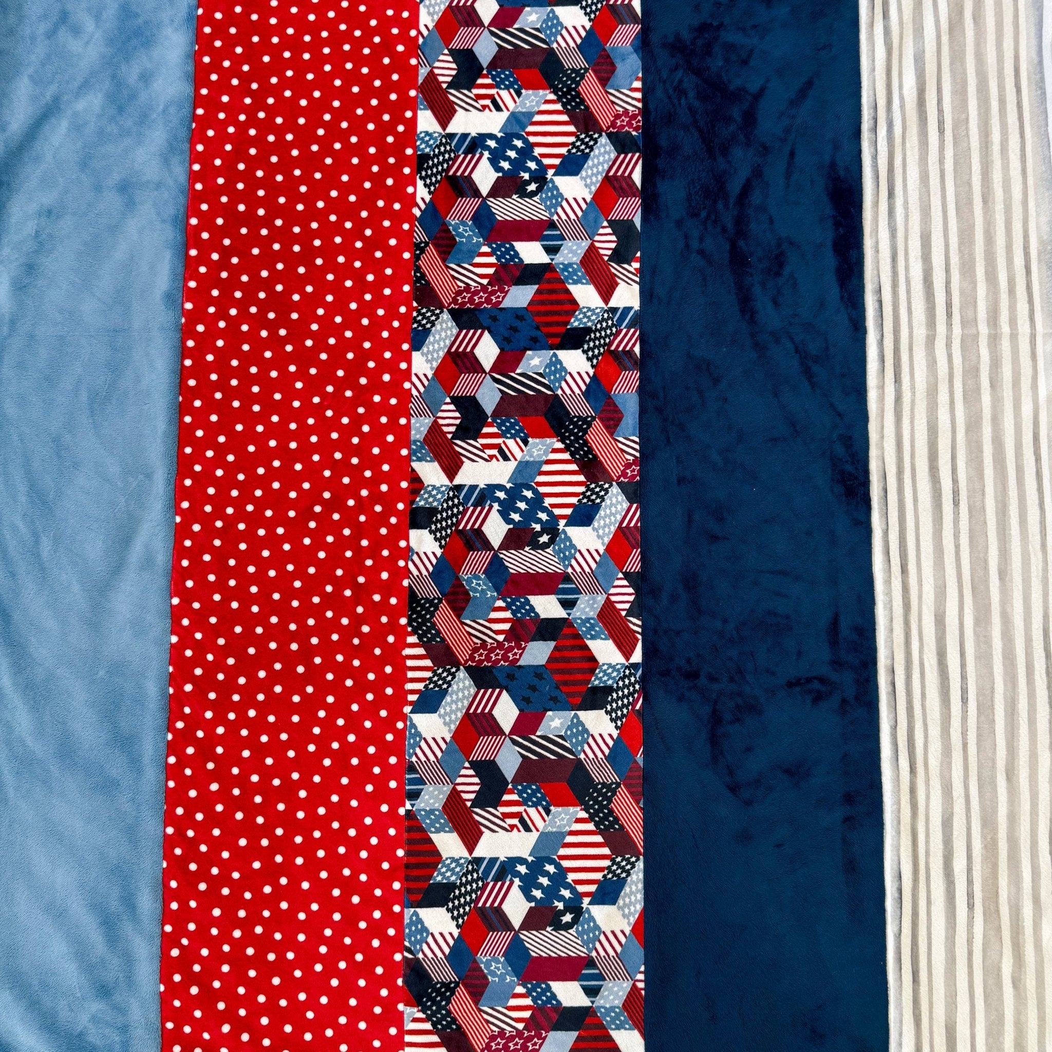 Monthly Bundle 5 Pack of 10" x 60" Cuddle Strips (July26) - Shannon Fabrics - On Pins & Needles Quilting Co.