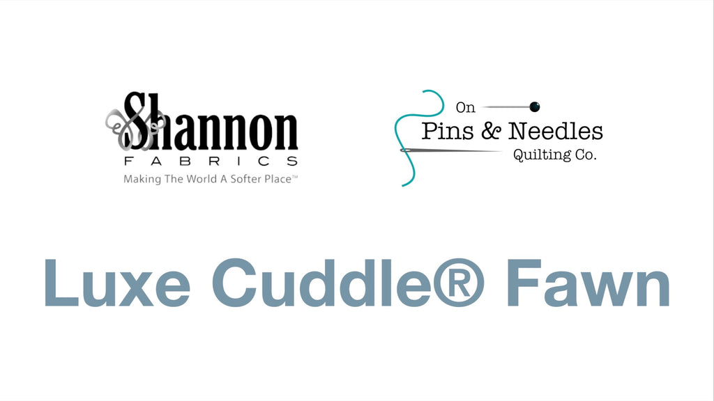 Shannon Fabrics Luxe Cuddle Fawn Product Video