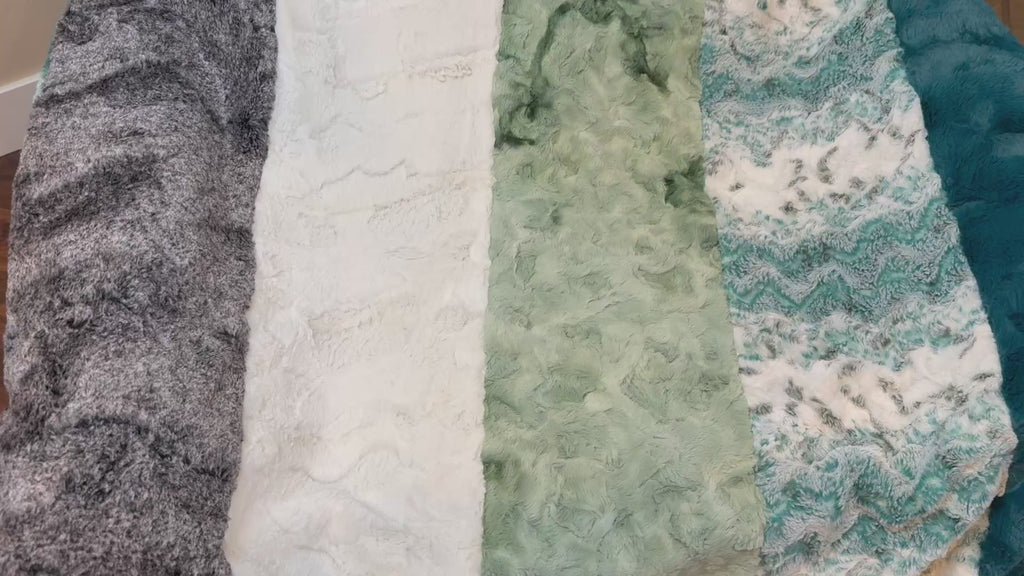 Monthly Bundle 5 Pack of 10" x 60" Luxe Cuddle Strips (Aug26) - Shannon Fabrics