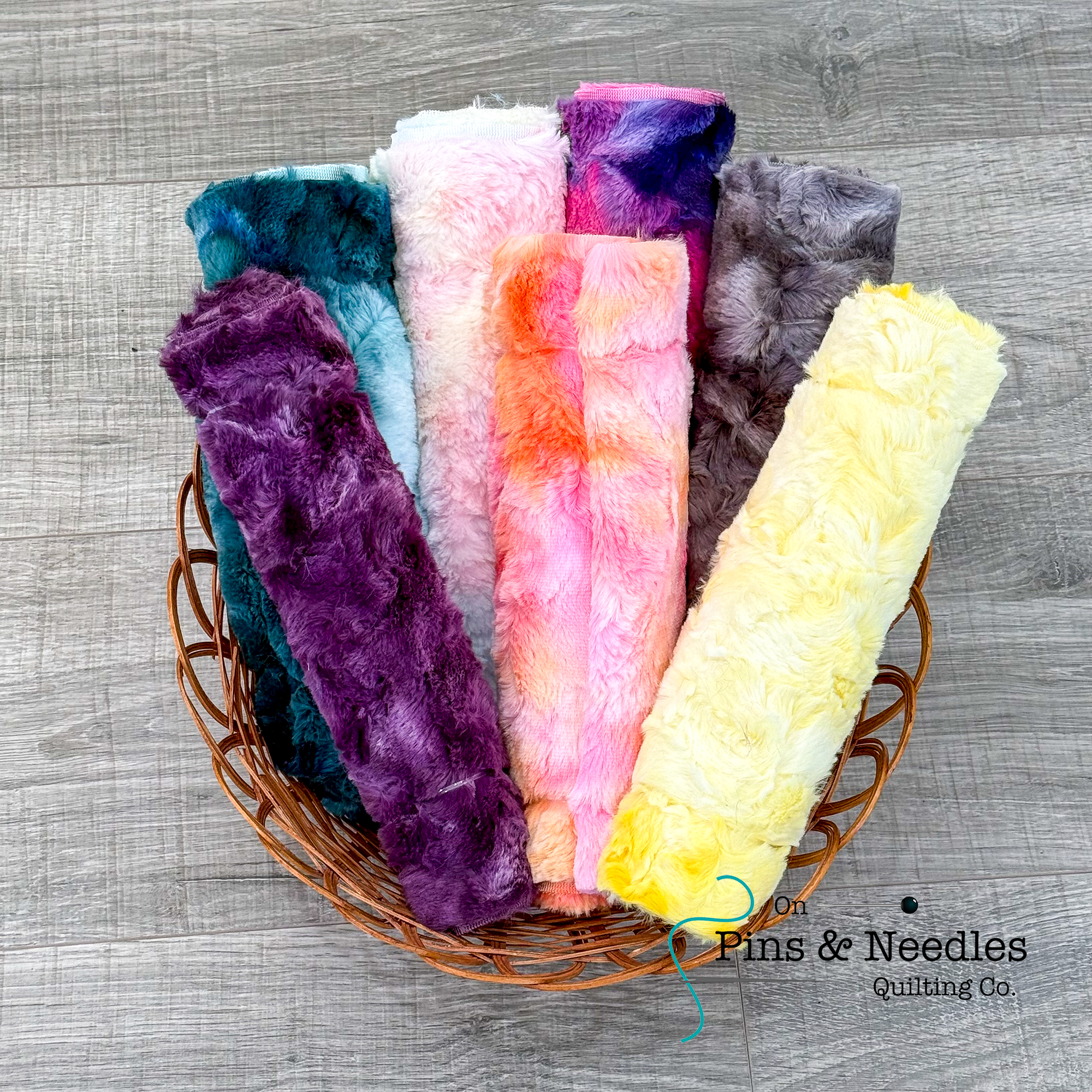 Shannon Fabrics 10" x 60" Luxe Cuddle Minky Fabric Strips - On Pins & Needles Quilting Co.
