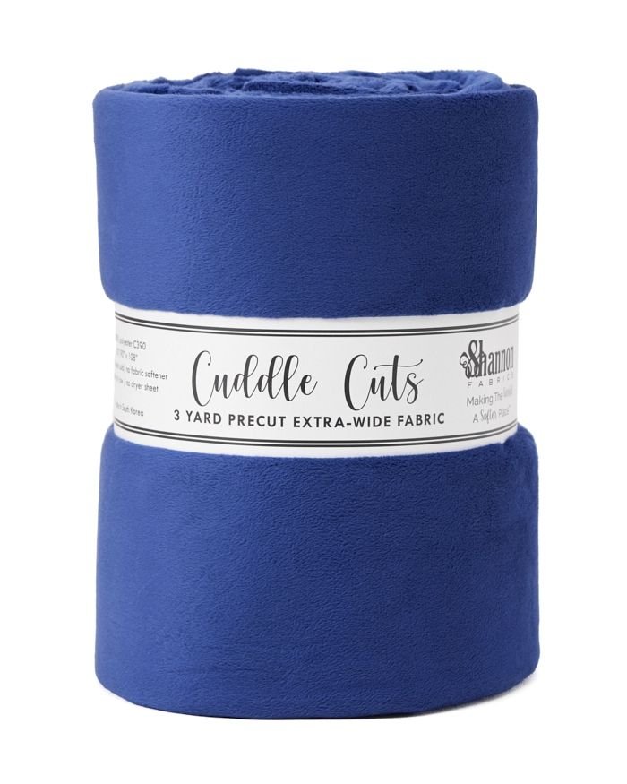 Shannon Fabrics 3 Yard Cuddle Cut Extra - Wide Midnight Minky Fabric (110"x108") - On Pins & Needles Quilting Co.