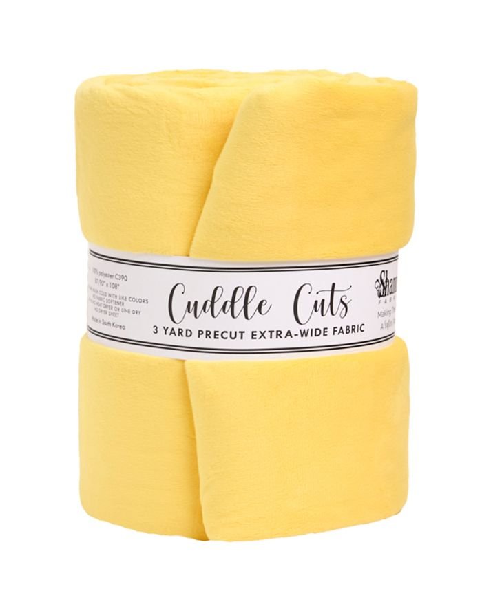 Shannon Fabrics 3 Yard Cuddle Cut Extra - Wide Sunshine Minky Fabric (110"x108") - On Pins & Needles Quilting Co.