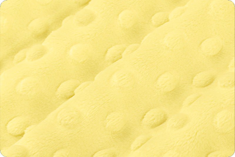Shannon Fabrics Cuddle Dimple Banana Minky Fabric - On Pins & Needles Quilting Co.