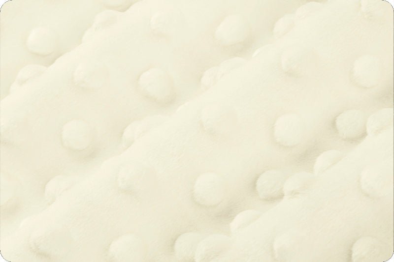 Shannon Fabrics Cuddle Dimple Ivory Minky Fabric - On Pins & Needles Quilting Co.