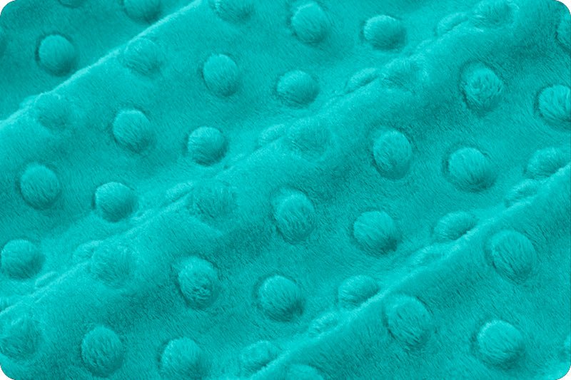 Shannon Fabrics Cuddle Dimple Teal Minky Fabric - On Pins & Needles Quilting Co.