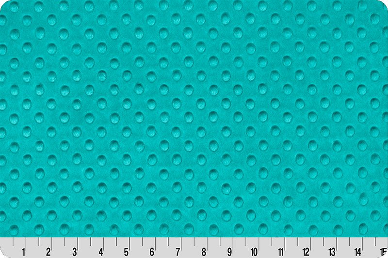 Shannon Fabrics Cuddle Dimple Teal Minky Fabric - On Pins & Needles Quilting Co.