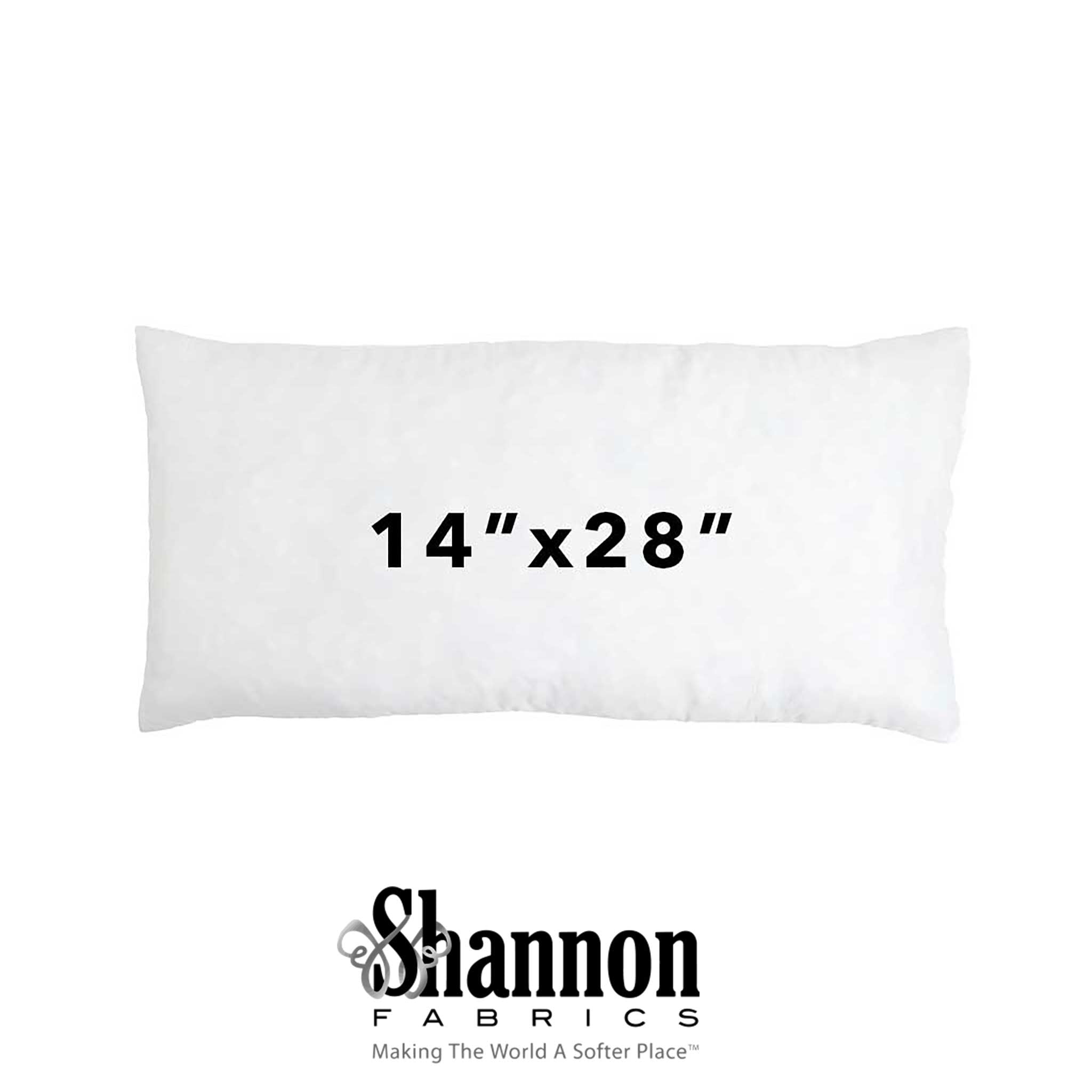 Shannon Fabrics Cuddle Dreamz 14x28" Memory Foam / Gel Fiber Pillow Form - On Pins & Needles Quilting Co.