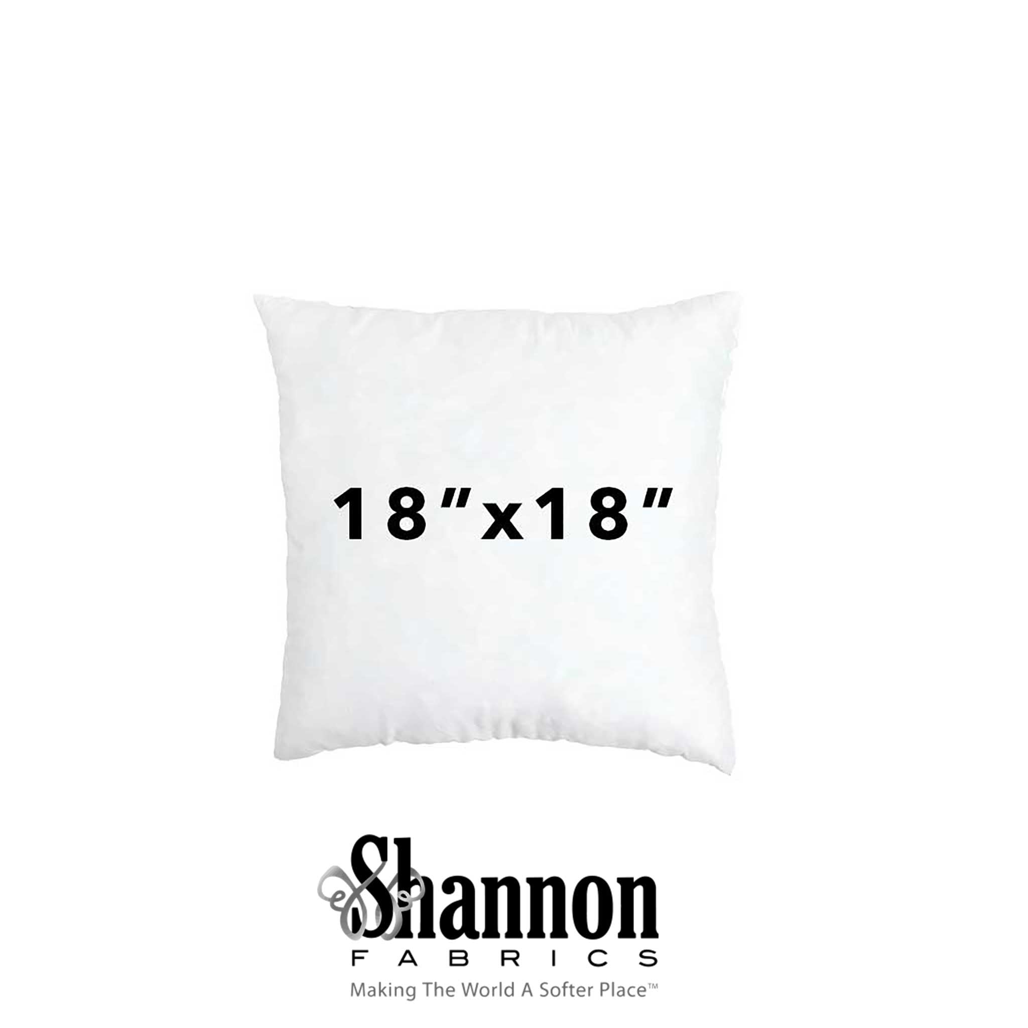 Shannon Fabrics Cuddle Dreamz 18x18" Memory Foam / Gel Fiber Pillow Form - On Pins & Needles Quilting Co.