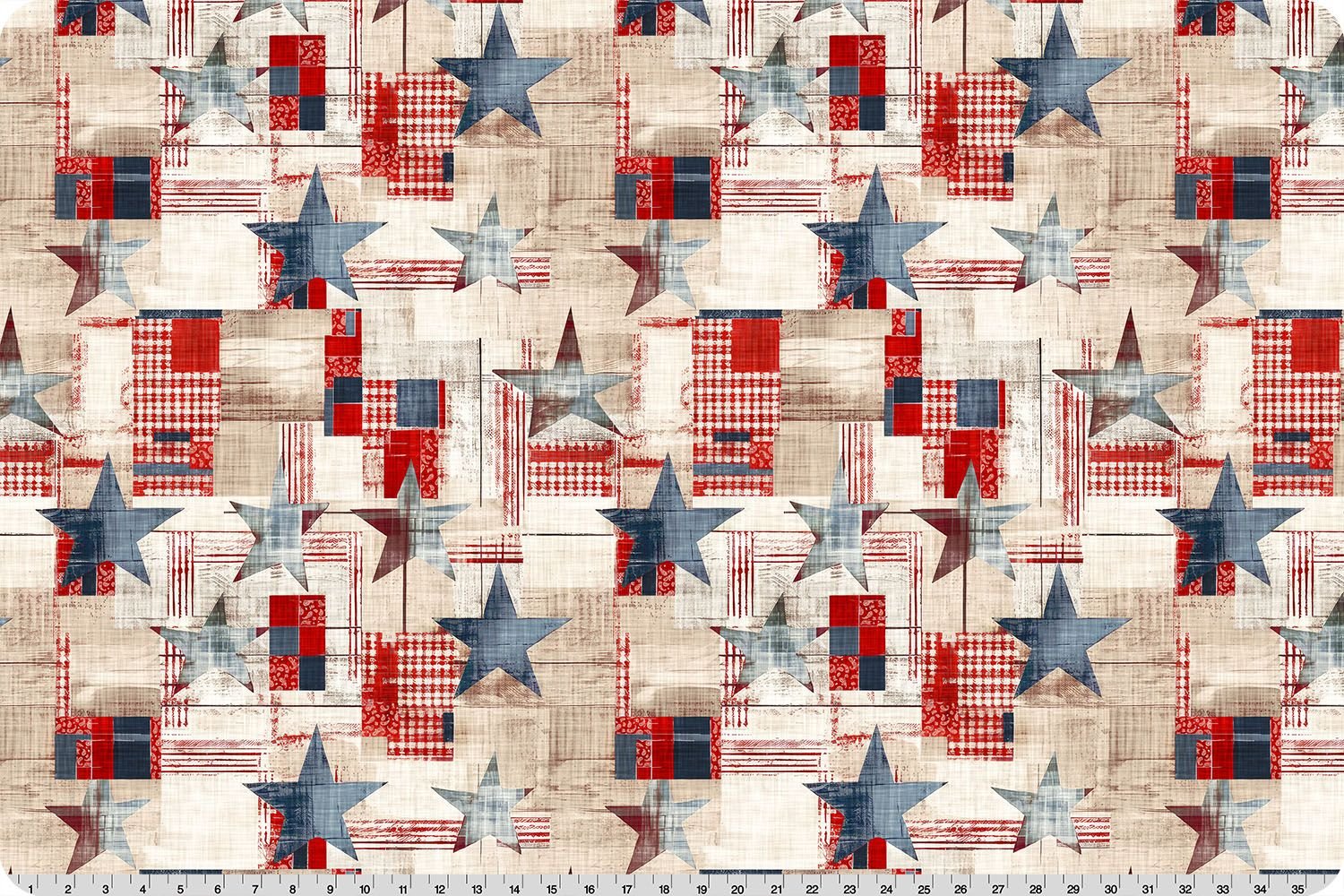 Shannon Fabrics Digital Cuddle Timeless Liberty Multi Minky Fabric - On Pins & Needles Quilting Co.