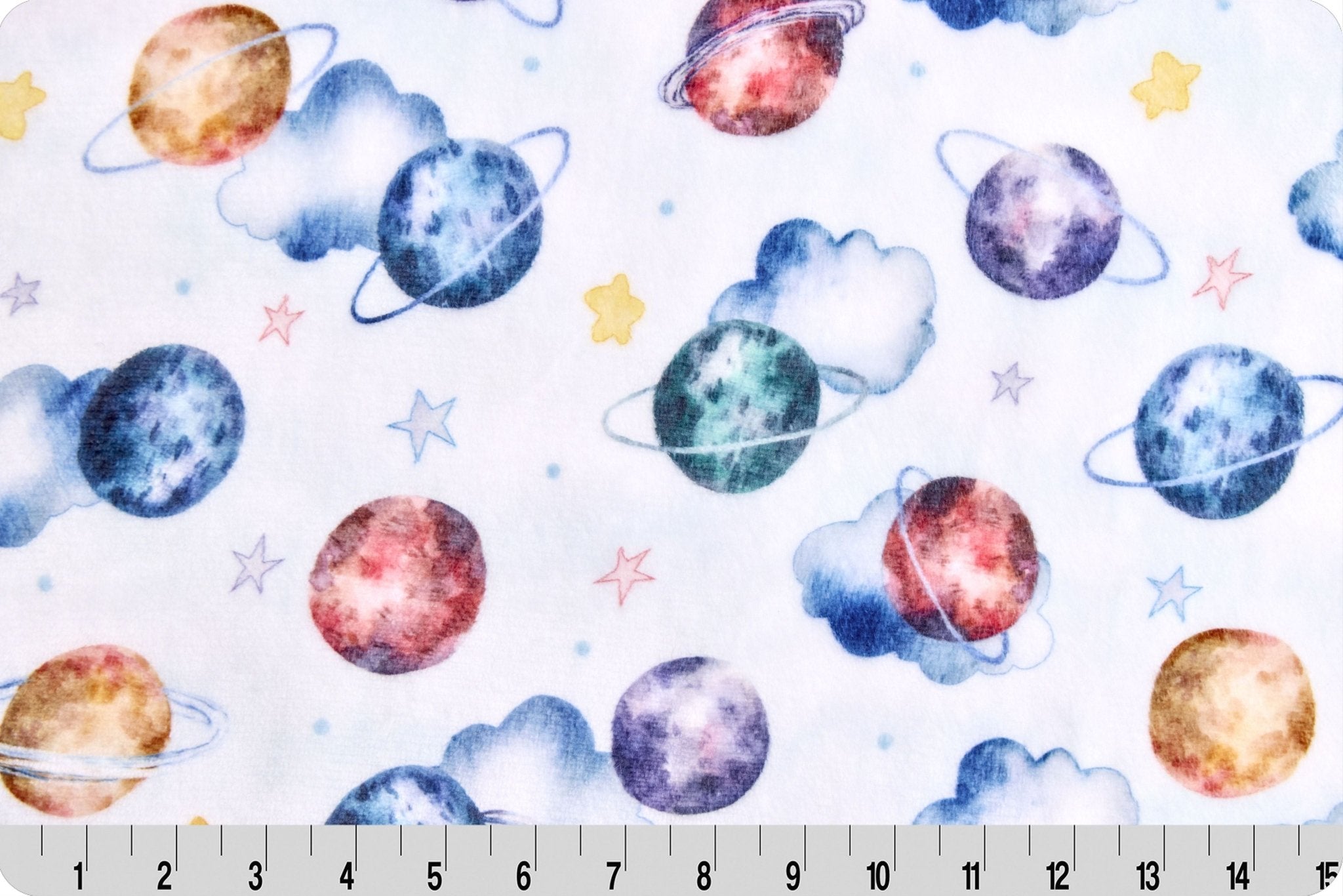 Shannon Fabrics Double - Sided Dreamy Cosmos Cloud Cuddle Powder Minky Fabric - On Pins & Needles Quilting Co.