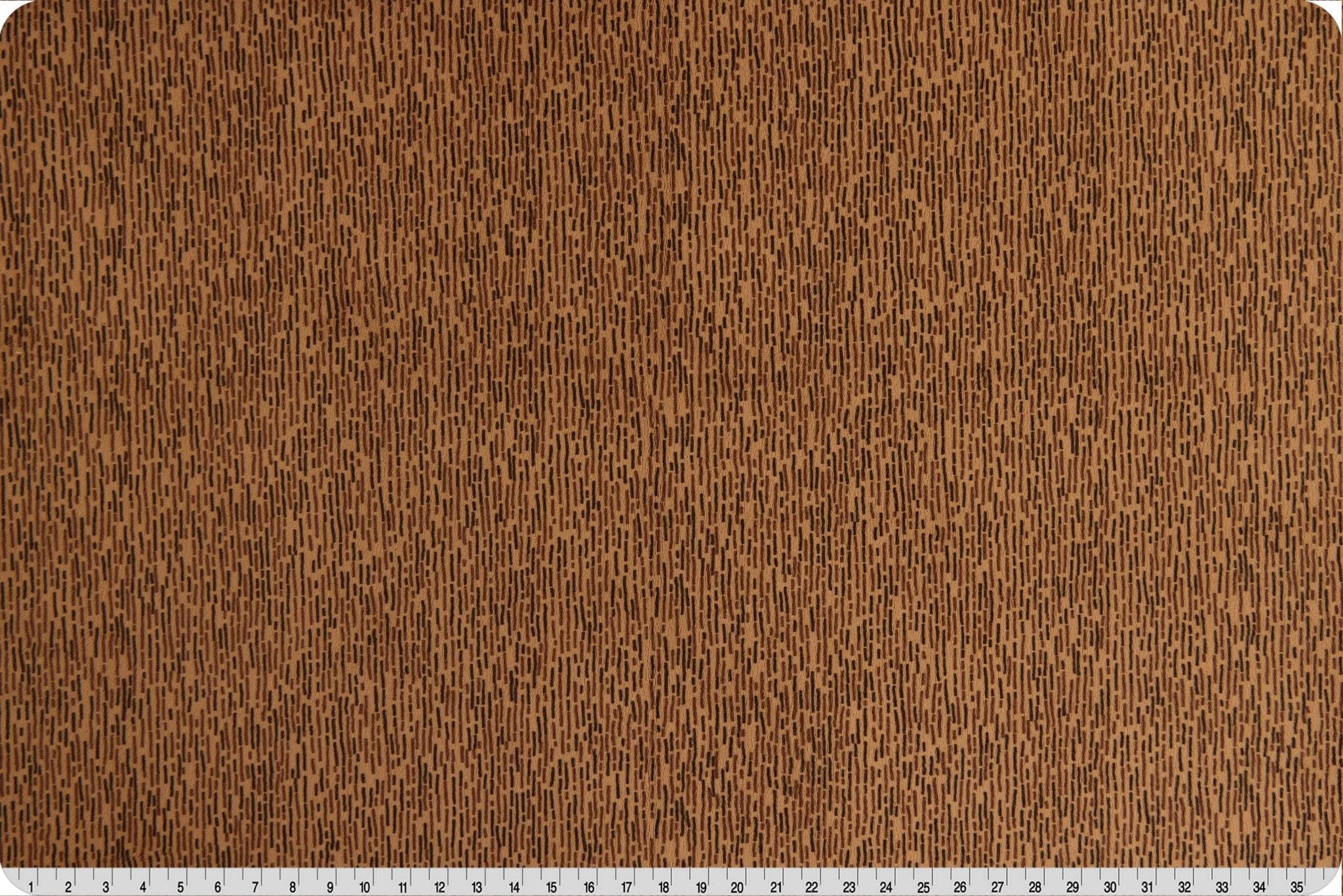 Shannon Fabrics Extra Wide 90" Dash Cuddle Brown Minky Fabric - On Pins & Needles Quilting Co.