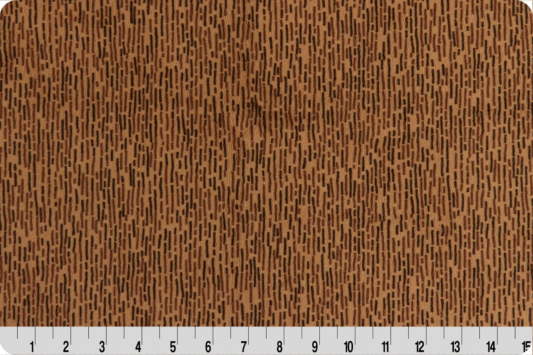 Shannon Fabrics Extra Wide 90" Dash Cuddle Brown Minky Fabric - On Pins & Needles Quilting Co.