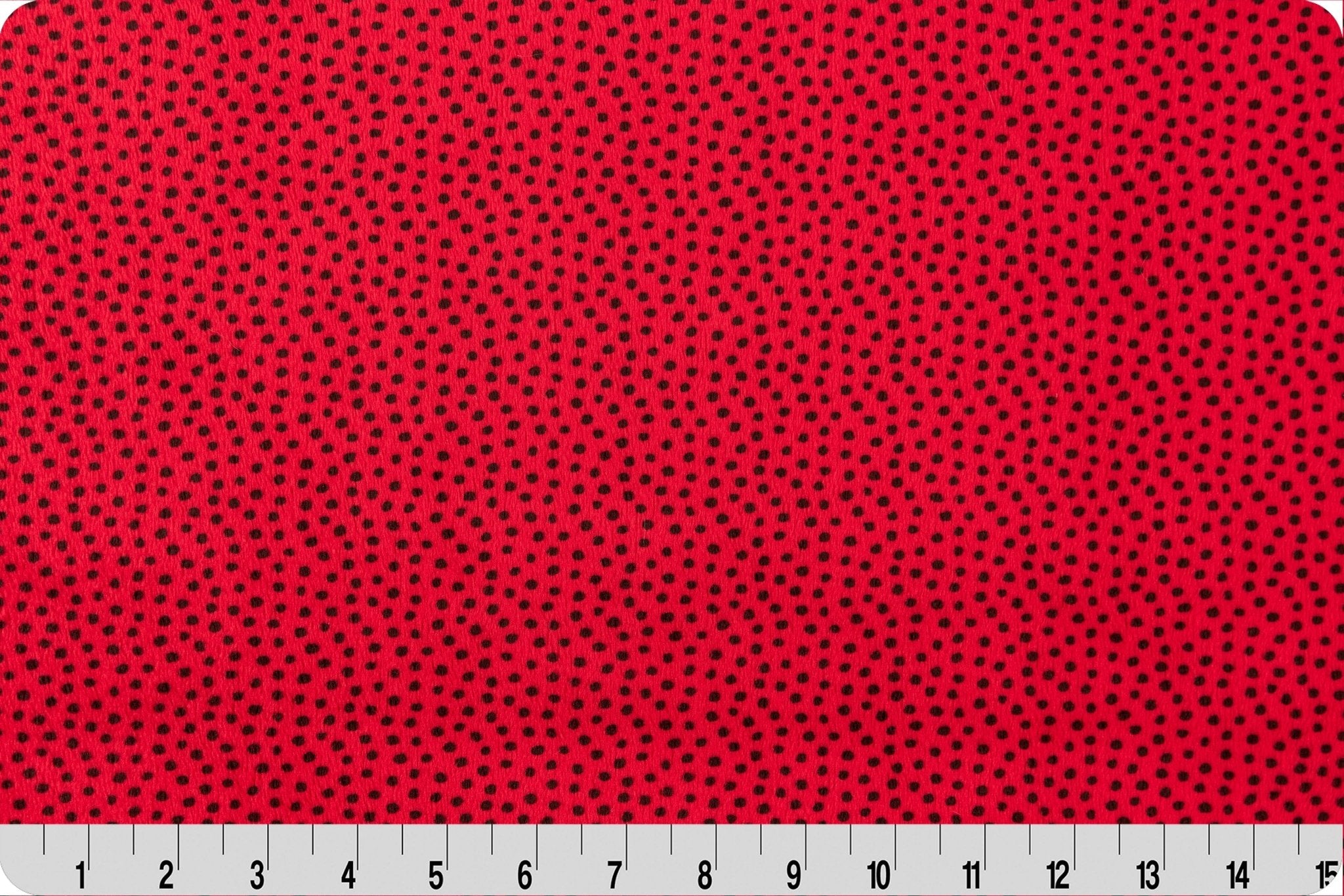 Shannon Fabrics Extra Wide 90" Dottie Cuddle Cardinal Minky Fabric - On Pins & Needles Quilting Co.