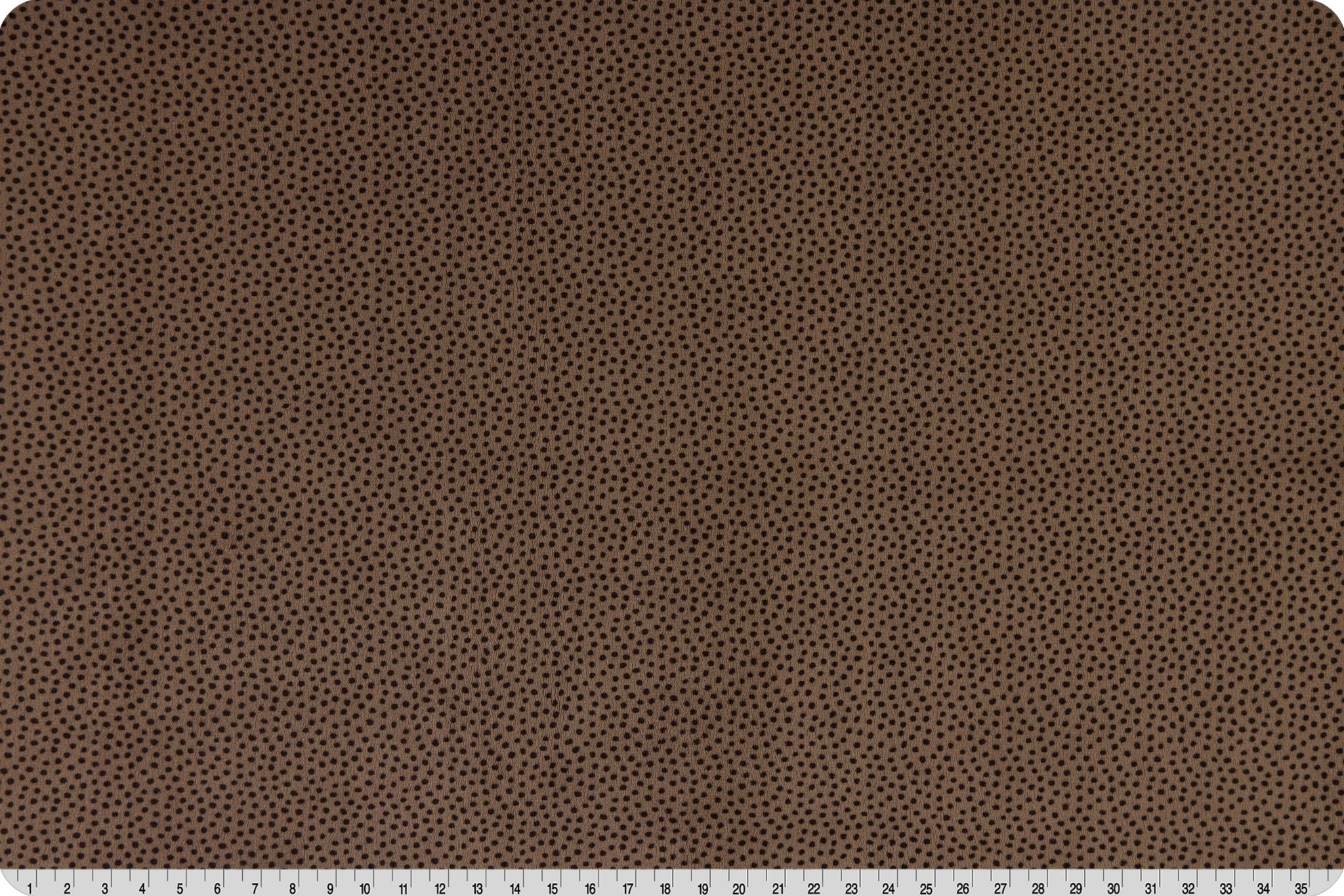 Shannon Fabrics Extra Wide 90" Dottie Cuddle Cocoa Minky Fabric - On Pins & Needles Quilting Co.