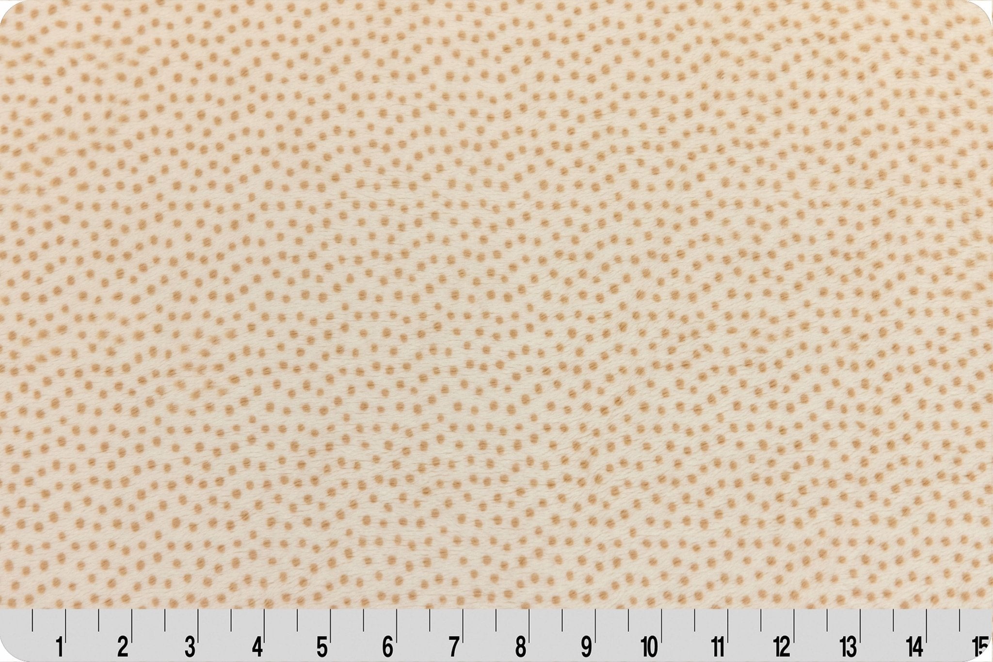 Shannon Fabrics Extra Wide 90" Dottie Cuddle Sand Minky Fabric - On Pins & Needles Quilting Co.